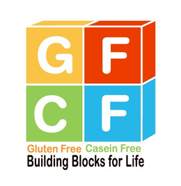 GFCF GLUTEN FREE CASEIN FREE BUILDING BLOCKS FOR LIFE trademark