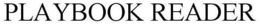 PLAYBOOK READER trademark
