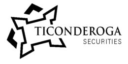 TICONDEROGA SECURITIES trademark