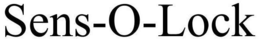 SENS-O-LOCK trademark