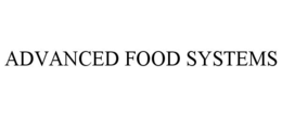 ADVANCED FOOD SYSTEMS trademark