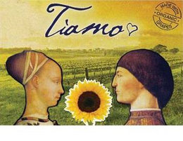 TÌAMO MADE WITH · ORGANIC · GRAPES trademark