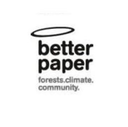 BETTER PAPER FORESTS. CLIMATE. COMMUNITY. trademark