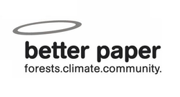 BETTER PAPER FORESTS. CLIMATE. COMMUNITY. trademark