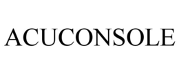 ACUCONSOLE trademark