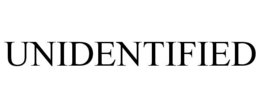 UNIDENTIFIED trademark