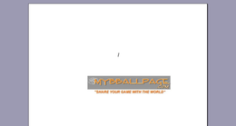 MYBBALLPAGE.COM "SHARE YOUR GAME WITH THE WORLD" trademark