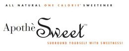 ALL NATURAL ONE CALORIES SWEETNER APOTHÈSWEET SURROUND YOURSELF WITH SWEETNESS! trademark