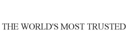 THE WORLD'S MOST TRUSTED trademark