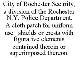 CITY OF ROCHESTER SECURITY trademark