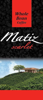 WHOLE BEAN COFFEE MATIZ SCARLET trademark