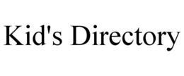 KID'S DIRECTORY trademark