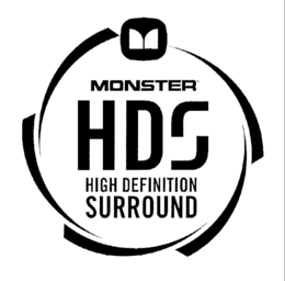 M MONSTER HDS HIGH DEFINITION SURROUND trademark