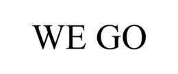 WE GO trademark