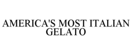 AMERICA'S MOST ITALIAN GELATO trademark