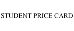 STUDENT PRICE CARD trademark