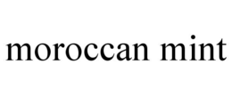 MOROCCAN MINT trademark