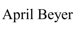 APRIL BEYER trademark