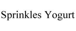 SPRINKLES YOGURT trademark