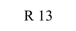 R 13 trademark