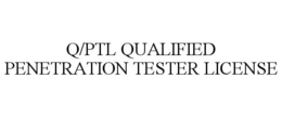 Q/PTL QUALIFIED PENETRATION TESTER LICENSE trademark