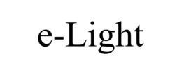 E-LIGHT trademark
