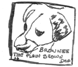 BROWNEE THE PLAIN BROWN DOG trademark