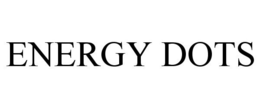 ENERGY DOTS trademark