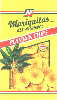 MARIQUITAS BRAND CLASSIC MANUFACTURED IN THE USA PLANTAIN CHIPS trademark