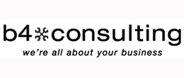 B4 CONSULTING WE'RE ALL ABOUT YOUR BUSINESS trademark
