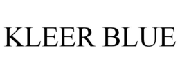 KLEER BLUE trademark