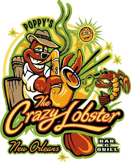 POPPY'S THE CRAZY LOBSTER BAR & GRILL NEW ORLEANS trademark