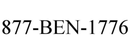 877-BEN-1776 trademark