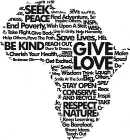 SEEK PEACE, FIND ADVENTURE, GIVE LOVE, END POVERTY, SAVE LIVES, BE KIND, REACH OUT, RESPECT NATURE, CONSERVE AND RECYCLE, STAY OPEN, GO BAREFOOT, SHARE IDEAS, SMILE AT THE SUN, DARE TO DREAM, CREATE CHANGE, EMBRACE DIVERSITY, CHERISH YOUR HEALTH, LEAD THE WAY, SEEK WISDOM, THINK BIG, LAUGH OFTEN, KEEP LEARNING, GET EXCITED, HELP OTHERS, PAVE THE PATH, LIVE IN UNITY, GIVE BACK, INSPIRE OTHERS, TAKE FLIGHT trademark