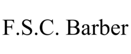 F.S.C. BARBER trademark