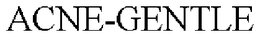 ACNE-GENTLE trademark