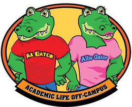 ACADEMIC LIFE OFF-CAMPUS AL GATOR ALLIE GATOR trademark