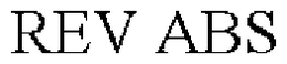 REV ABS trademark