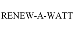 RENEW-A-WATT trademark