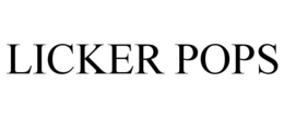LICKER POPS trademark