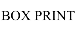 BOX PRINT trademark