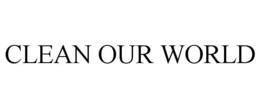 CLEAN OUR WORLD trademark