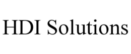 HDI SOLUTIONS trademark