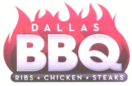DALLAS BBQ RIBS CHICKEN STEAKS trademark