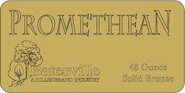 PROMETHEAN BATESVILLE A HILLENBRAND INDUSTRY 48 OUNCE SOLID BRONZE trademark
