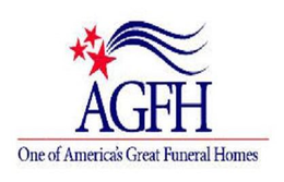 AGFH ONE OF AMERICA'S GREAT FUNERAL HOMES trademark