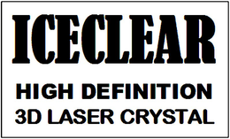 ICECLEAR HIGH DEFINITION 3D LASER CRYSTAL trademark