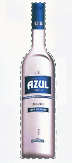 GRAN CENTENARIO AZUL TEQUILA SILVER 100% DE AGAVE GRAN CENTENARIO AZUL trademark