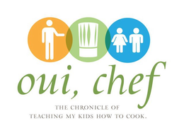 OUI, CHEF THE CHRONICLE OF TEACHING MY KIDS HOW TO COOK. trademark