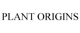 PLANT ORIGINS trademark